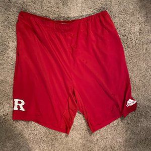 Adidas Rutgers Football Shorts XXL